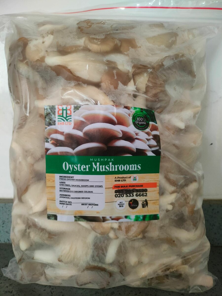 Dried mushrooms per 100g