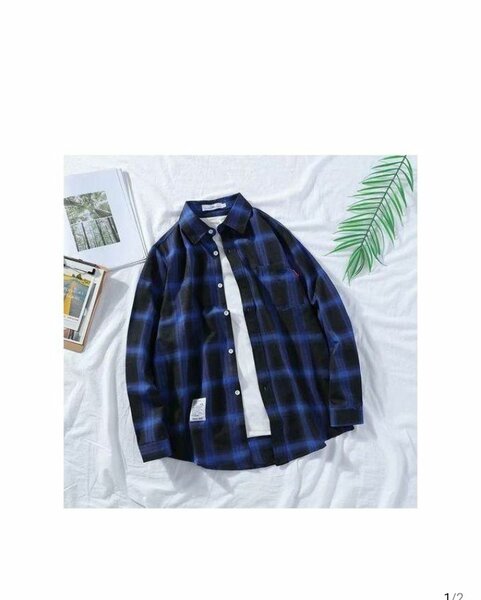 Chemise à carreaux pour homme