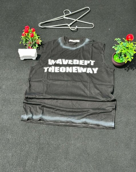 T-shirt sans manches tendance unisexe