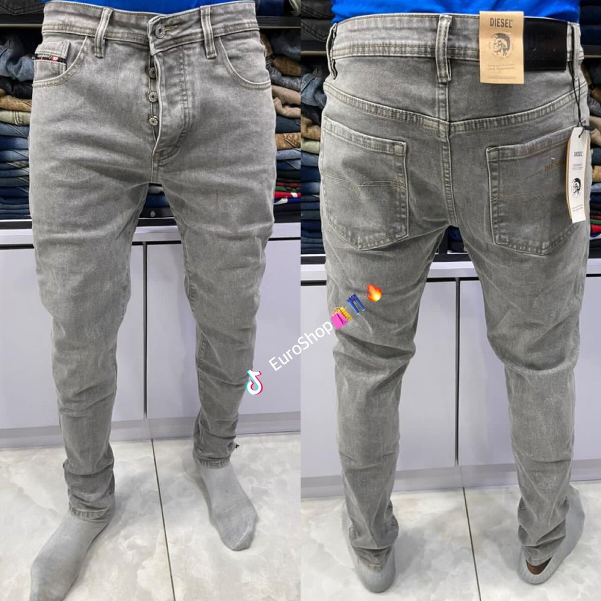 Jeans slim fit homme tendance