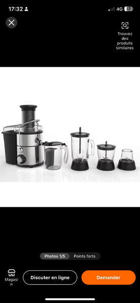 Extracteur de jus 4 en 1