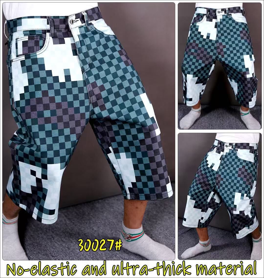 Shorts en jean épais