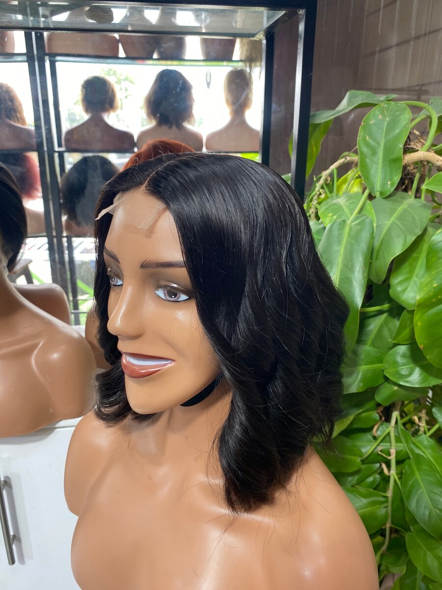 Perruque Bouclée Naturelle En Dentelle