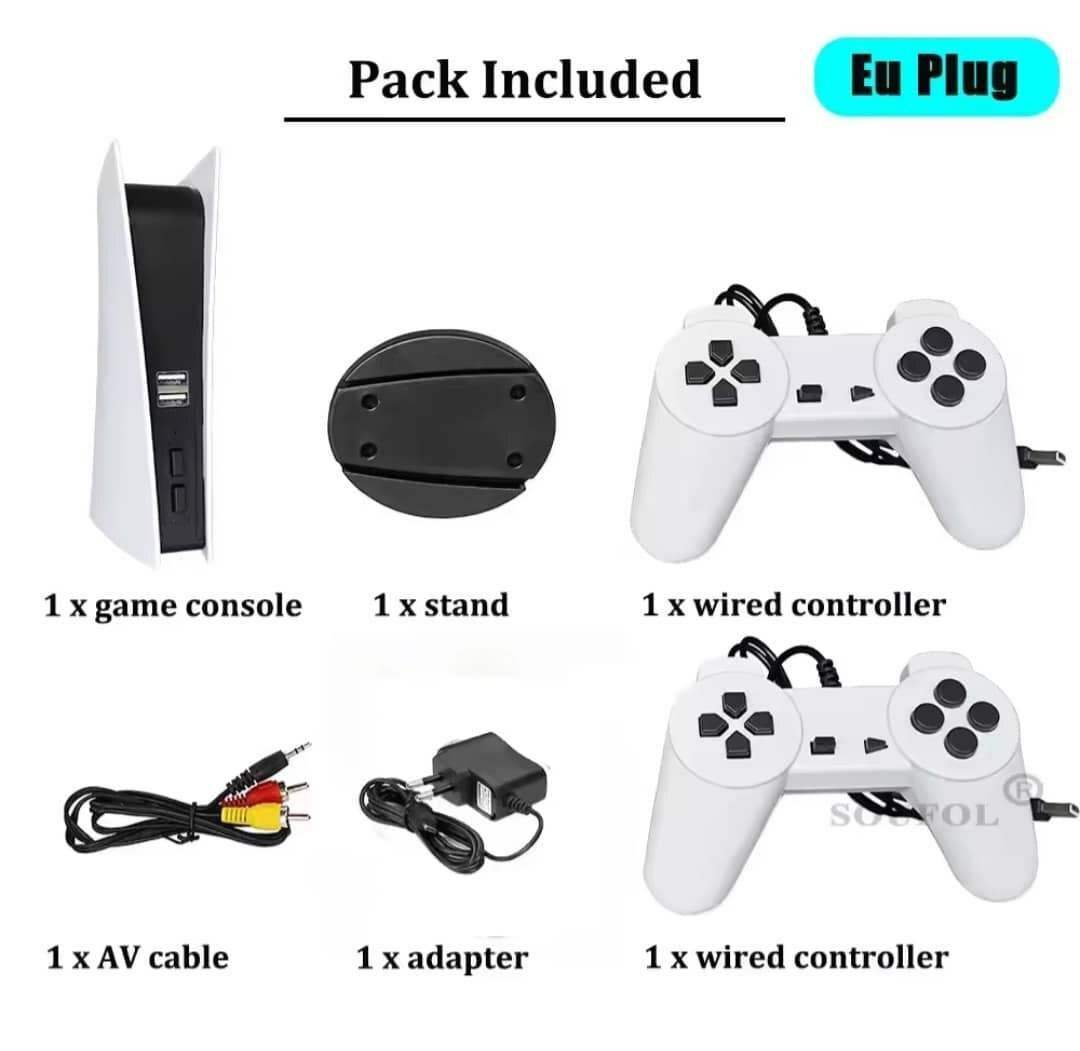 Console de jeu vidéo avec 2000 jeux classiques, console TV 8