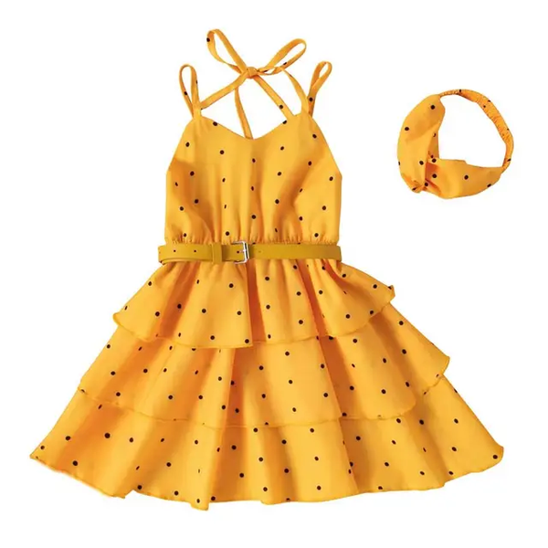 Robe enfant jaune