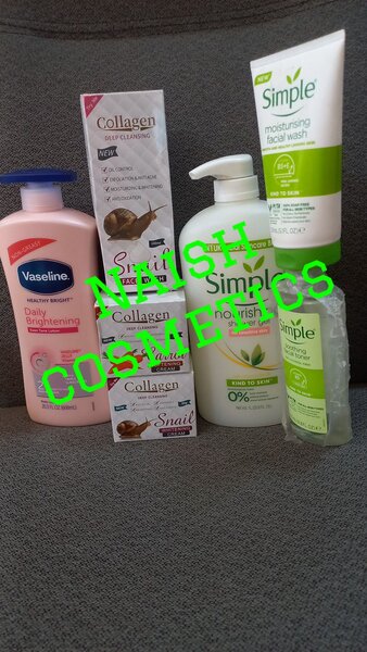 Simple facial toner and facial wash