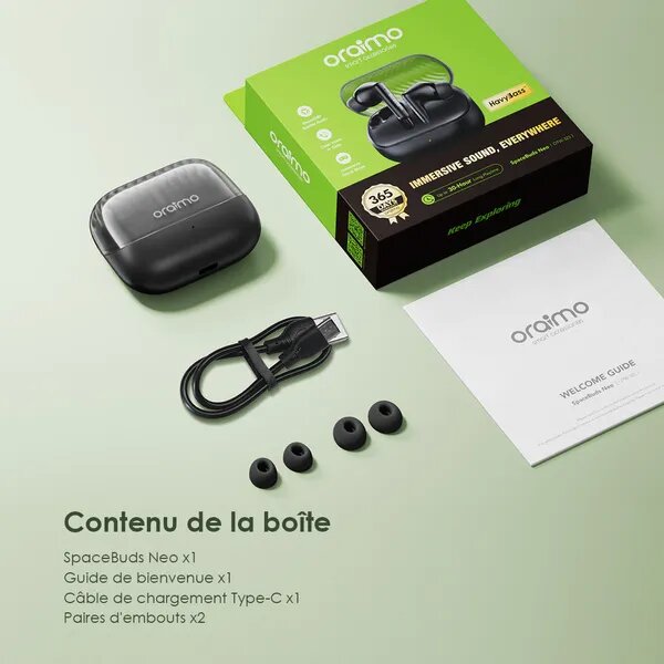 oraimo SpaceBuds Neo Véritable