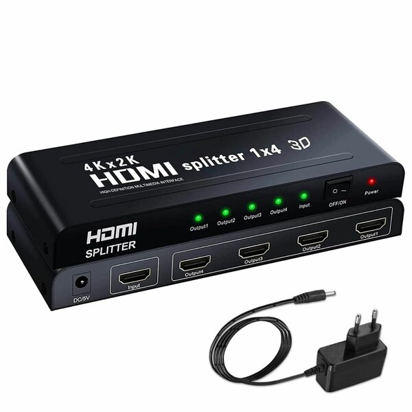 Splitter HDMI 4K 1x4