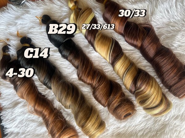 French curls /spiral curls