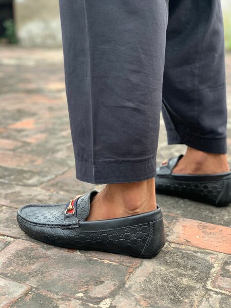 Loafers shoes for men leather upper