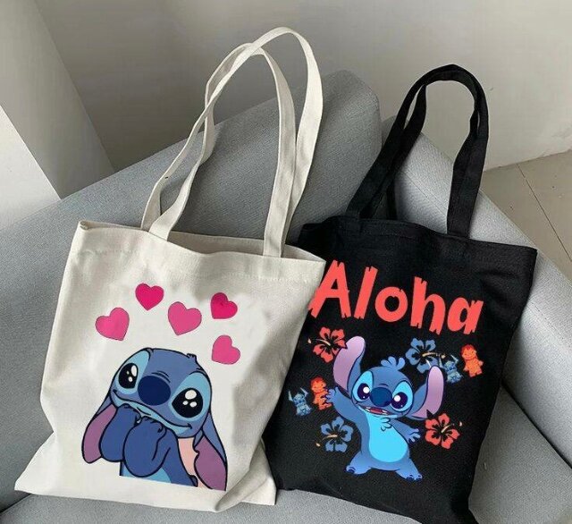 Sacs tote en toile imprimée