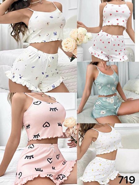 2 piece sleevesless lounge