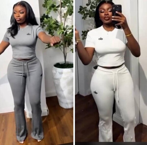 Ensemble de sport élégant femme