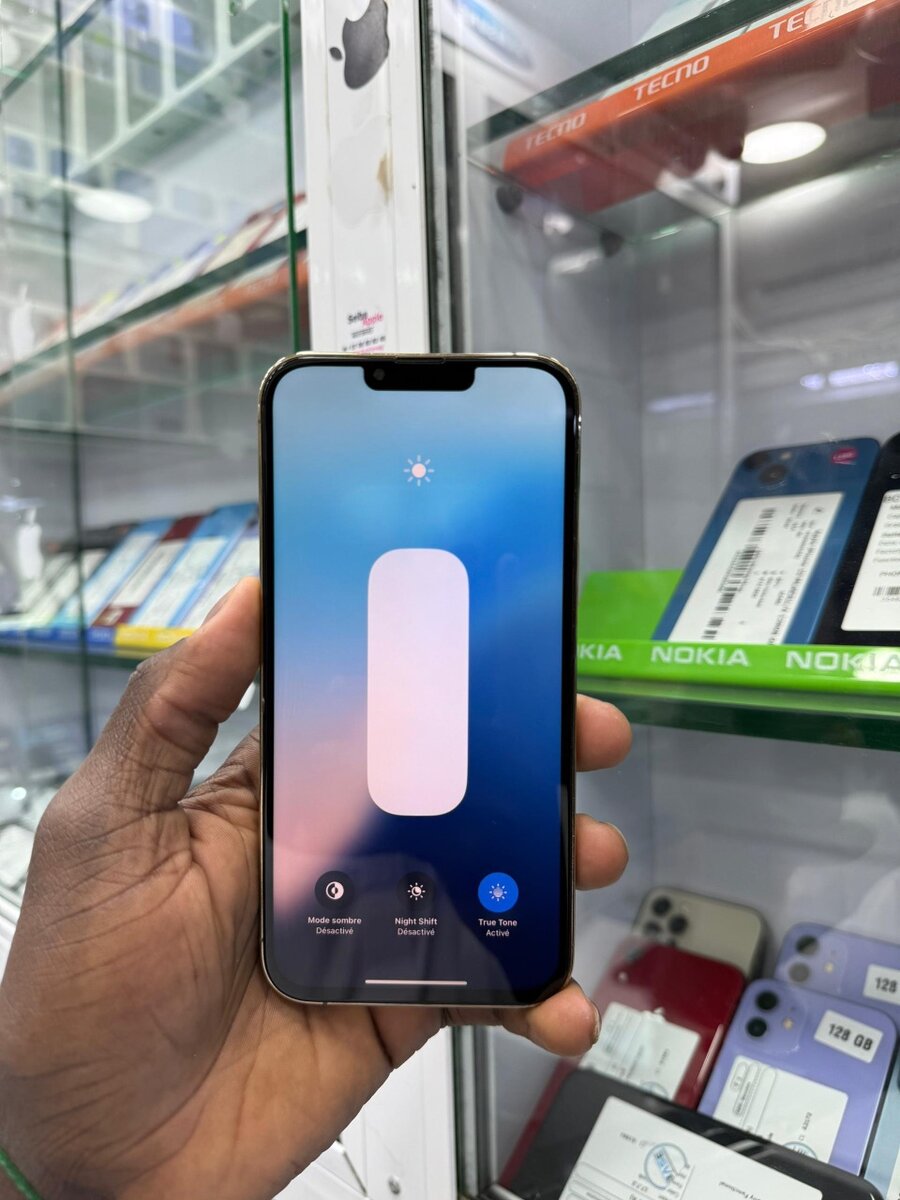 13 pro max 512 Go message écra