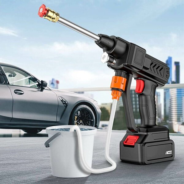 Wireless car wash gun