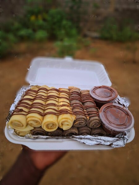 Crêpes au Nutella mixte