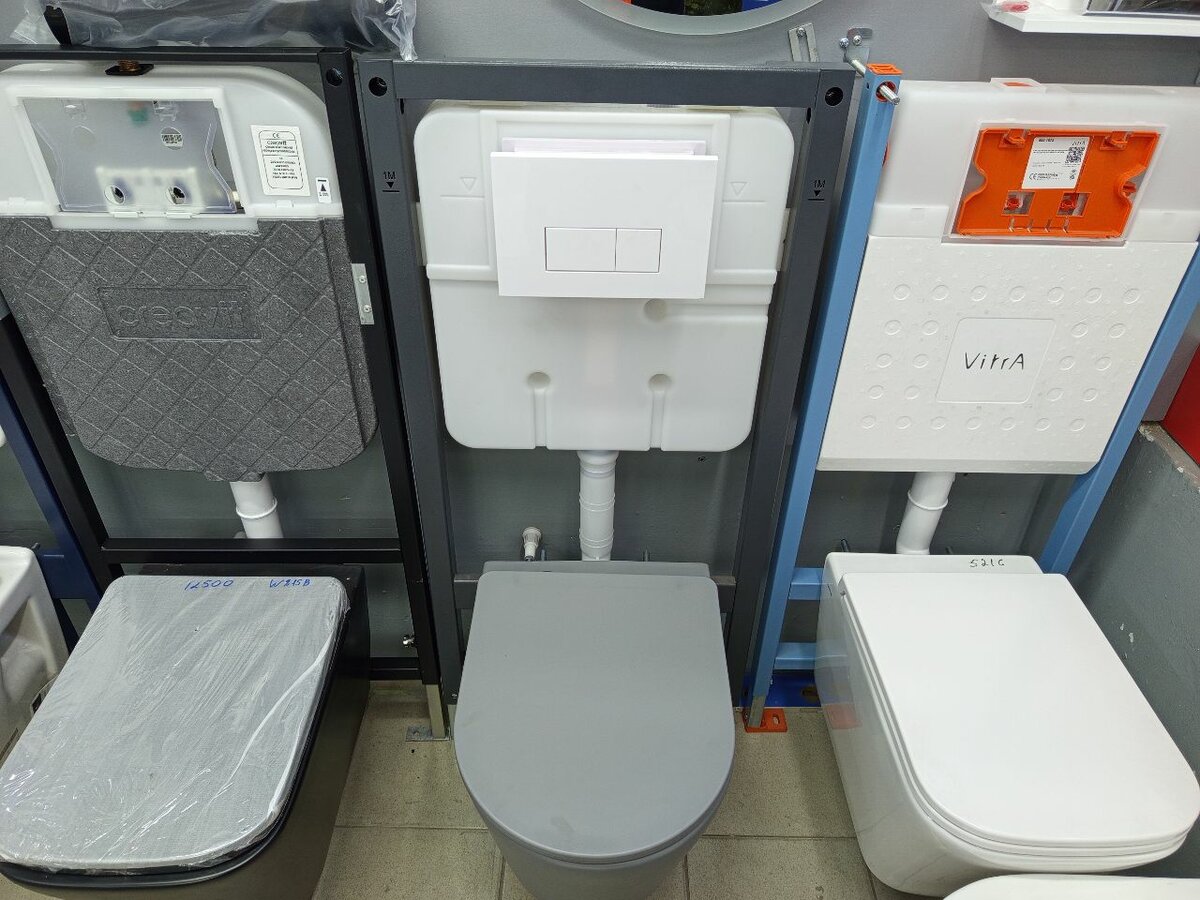 Унитазы инсталляции