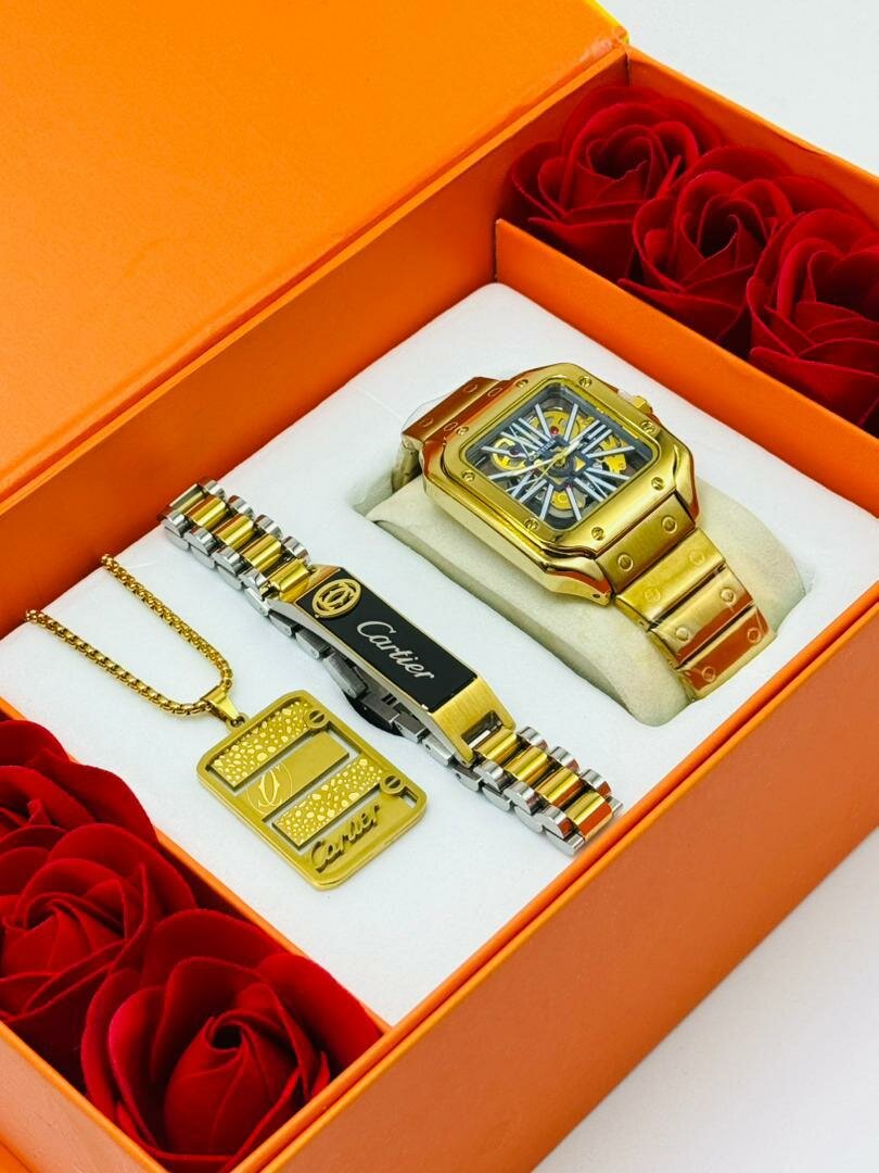 Montre et Bijoux Dorés