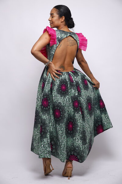 Robe dos nu élégante