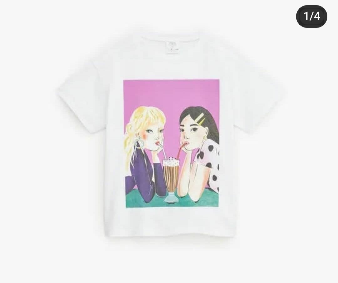 ZARA  Kids Aesthetic Tshirt