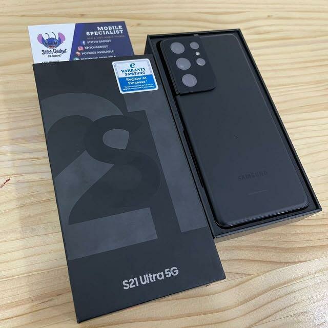 Fresh in box galaxy S21 ultra 5G 256gb/12gb ram 5000mAh batt