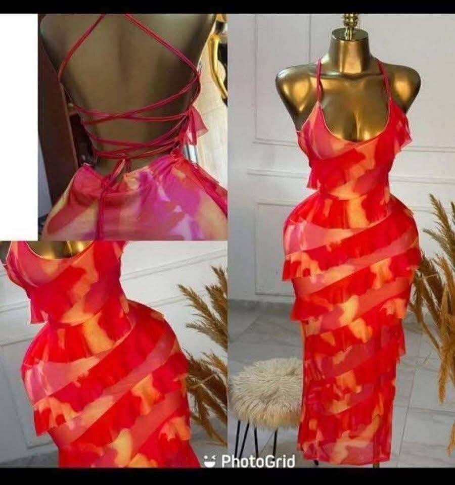 Robe élégante à bretelles