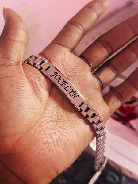 Bracelet personnalisé en acier inoxydable