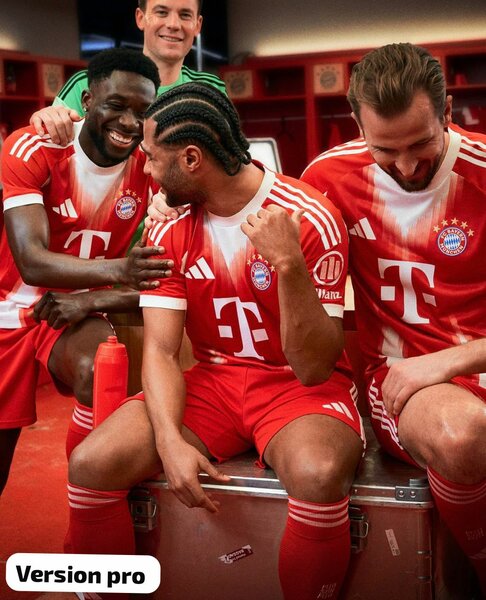 Maillot de Bayern  Rouge