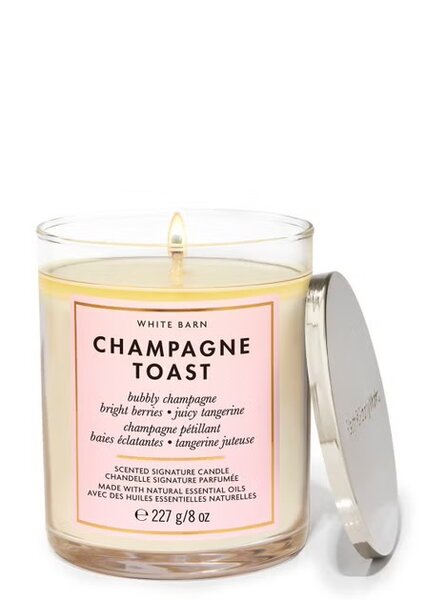 Bougie Parfumée Champagne Toast