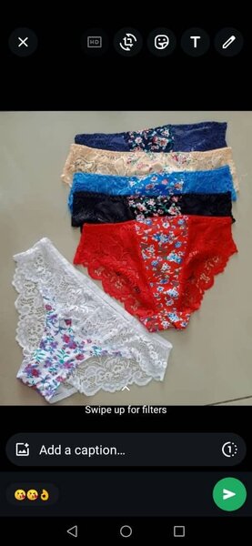 12 Culottes dentelle florale