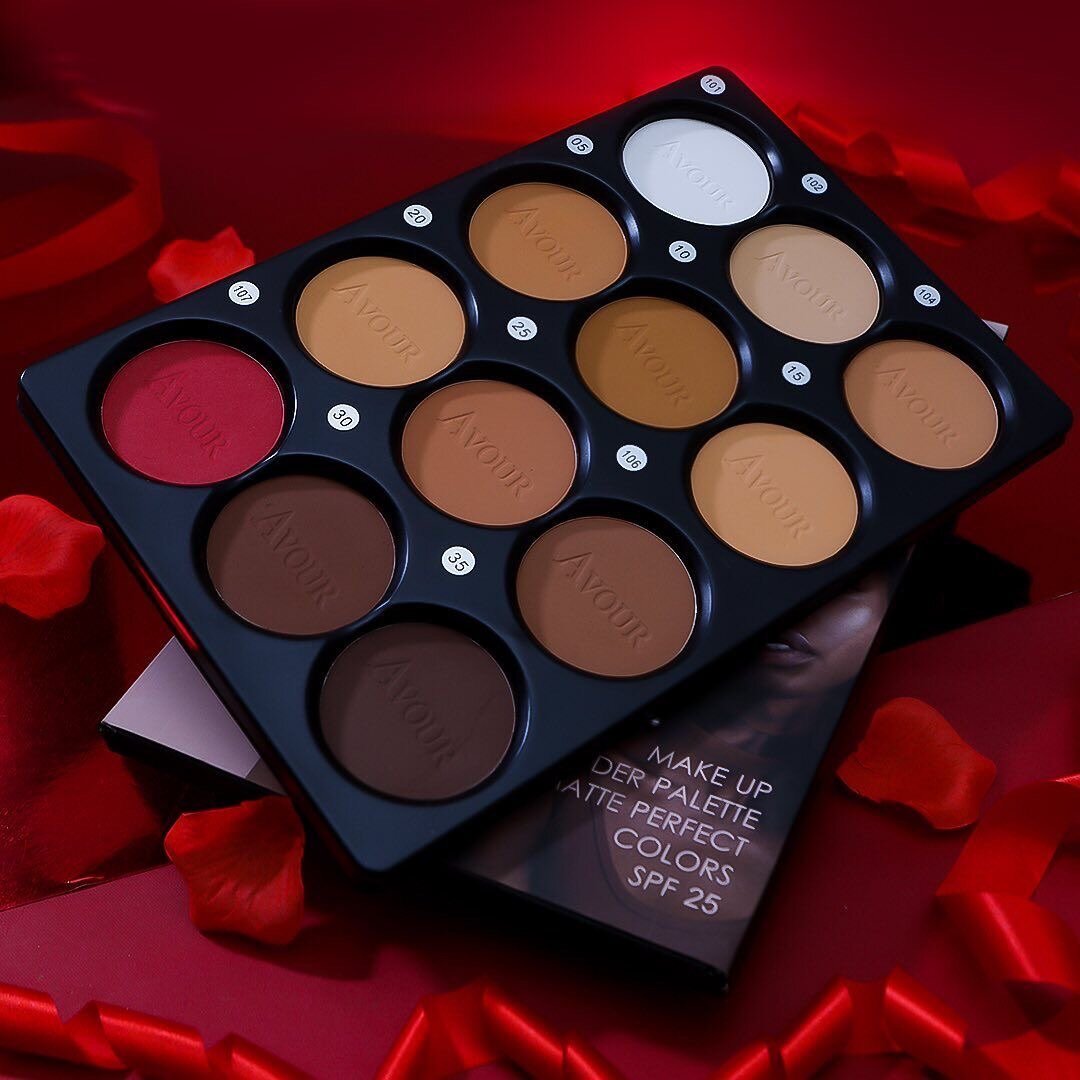 Palette de contour visage