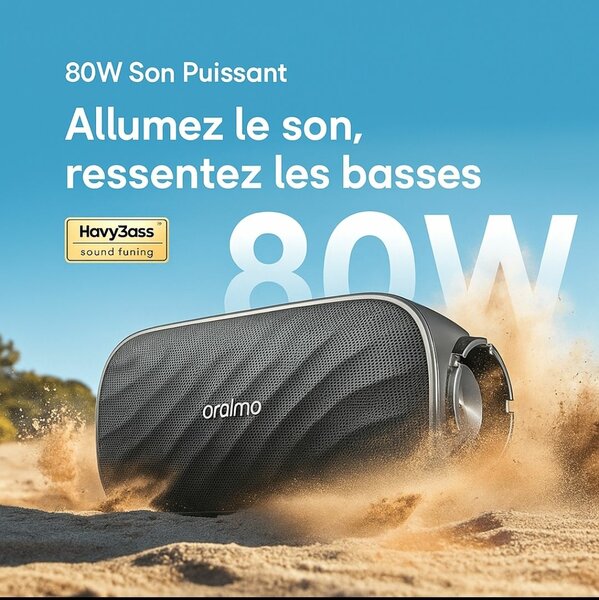 Enceinte Bluetooth Oraimo 80W
