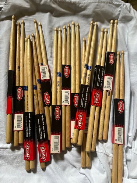 BAGUETTE : 🥁Tama 5A Oak Japanese Sticks En chêne japonais