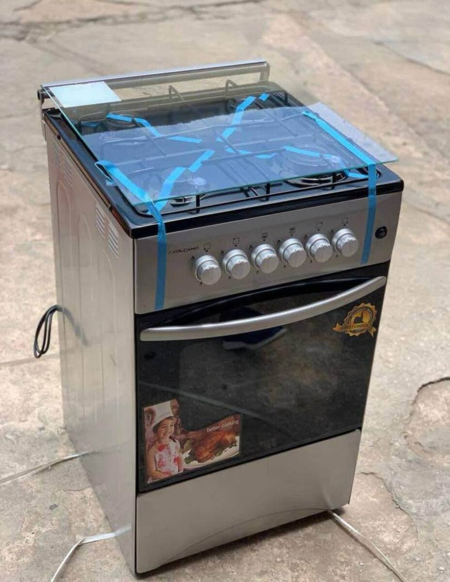 Volcano 50x50 4 Burner Gas Cooker with Oven&Grill