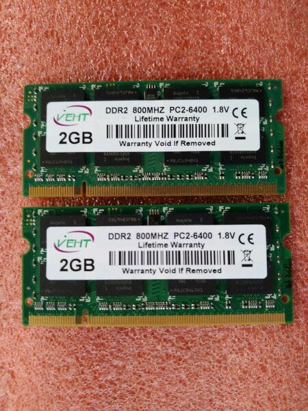DDR2 2GB 800Mnz для Ноутбука