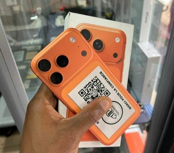 Smartphone moderne orange