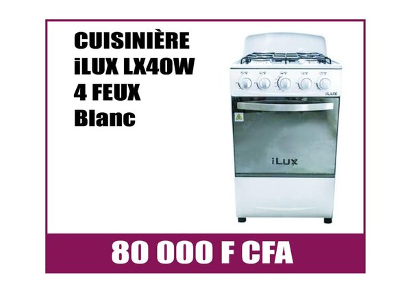 CUISINIERE ILUX LX40W 4 FEUX