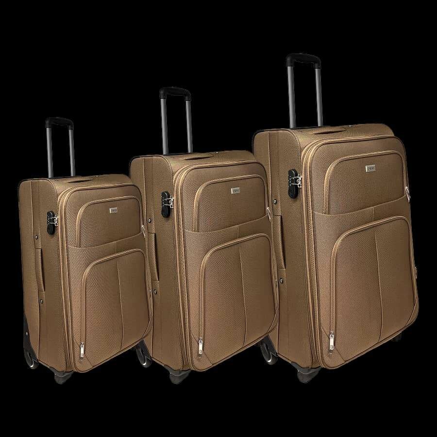 Lot de 3 Valises tissus Solide pour voyage et affaires 