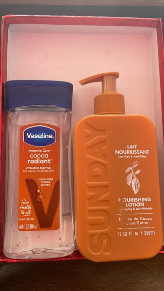 Lotion hydratante au cacao