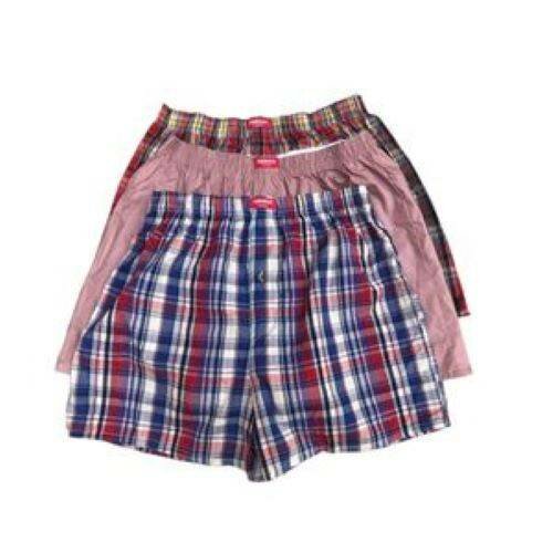 Lot de boxers à carreaux homme