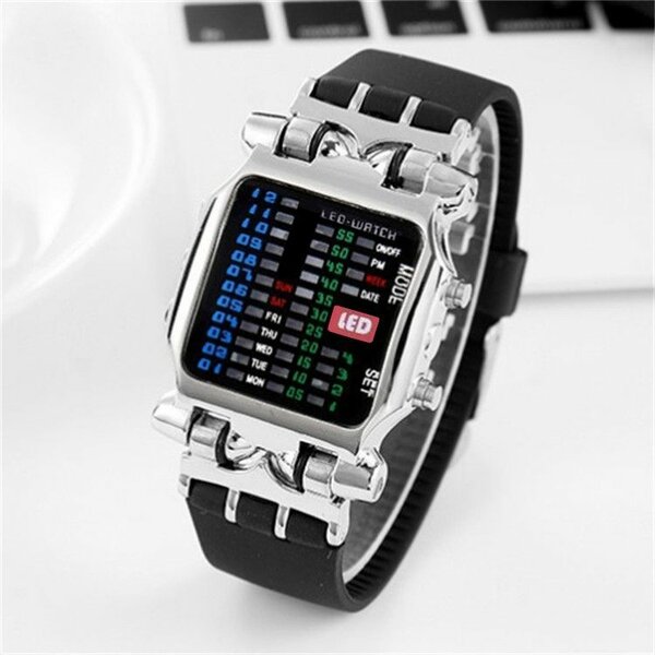 Montre LED futuriste tendance