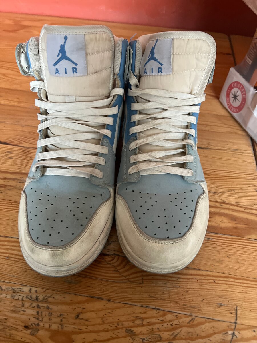 High-Top Blue Sneakers