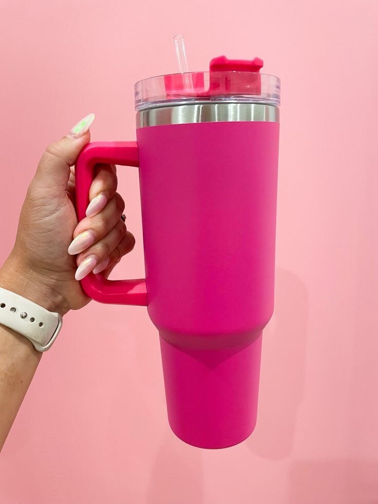 Gobelet isotherme rose 1L