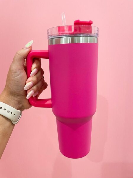 Gobelet isotherme rose 1L