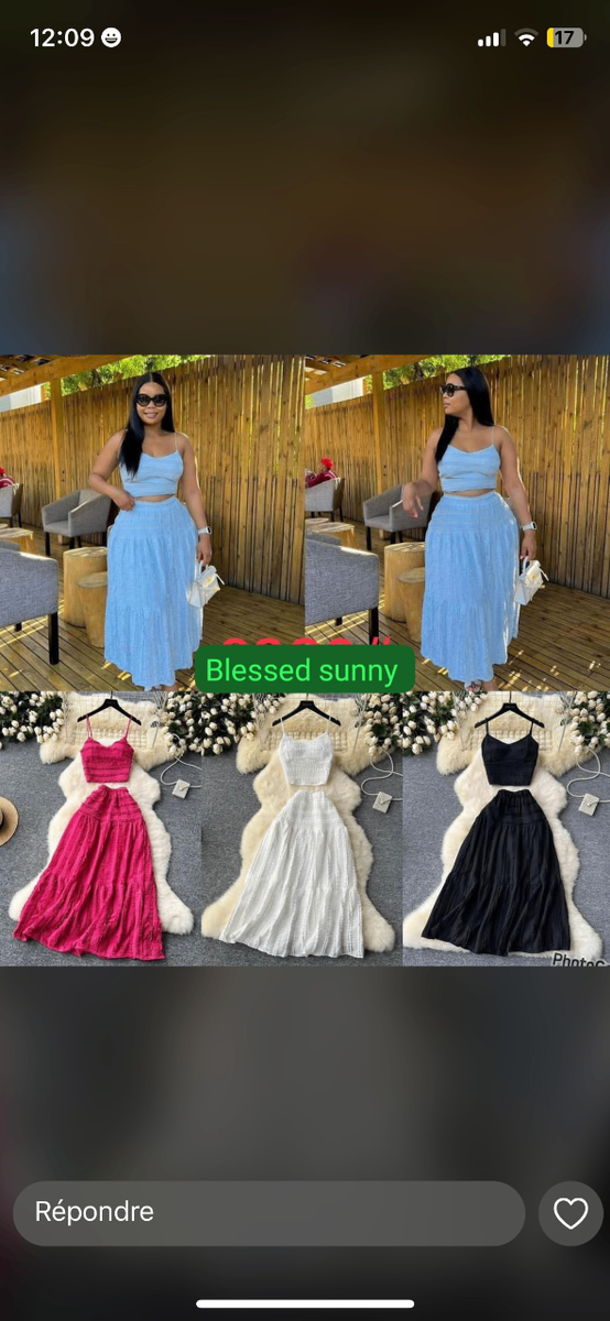 Robe élégante longue été