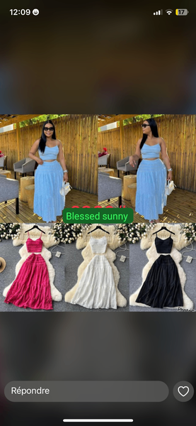 Robe élégante longue été