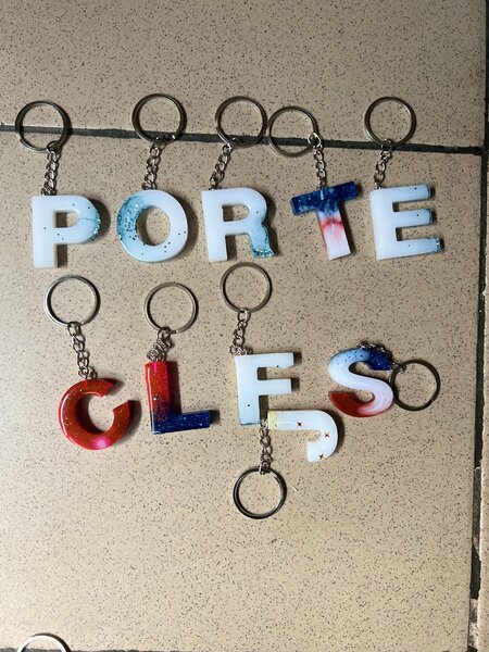 Colorful Resin Keychains