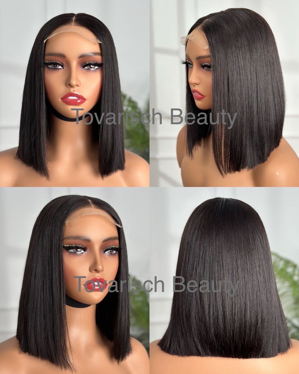 Louisa - burgundy layered bob wig