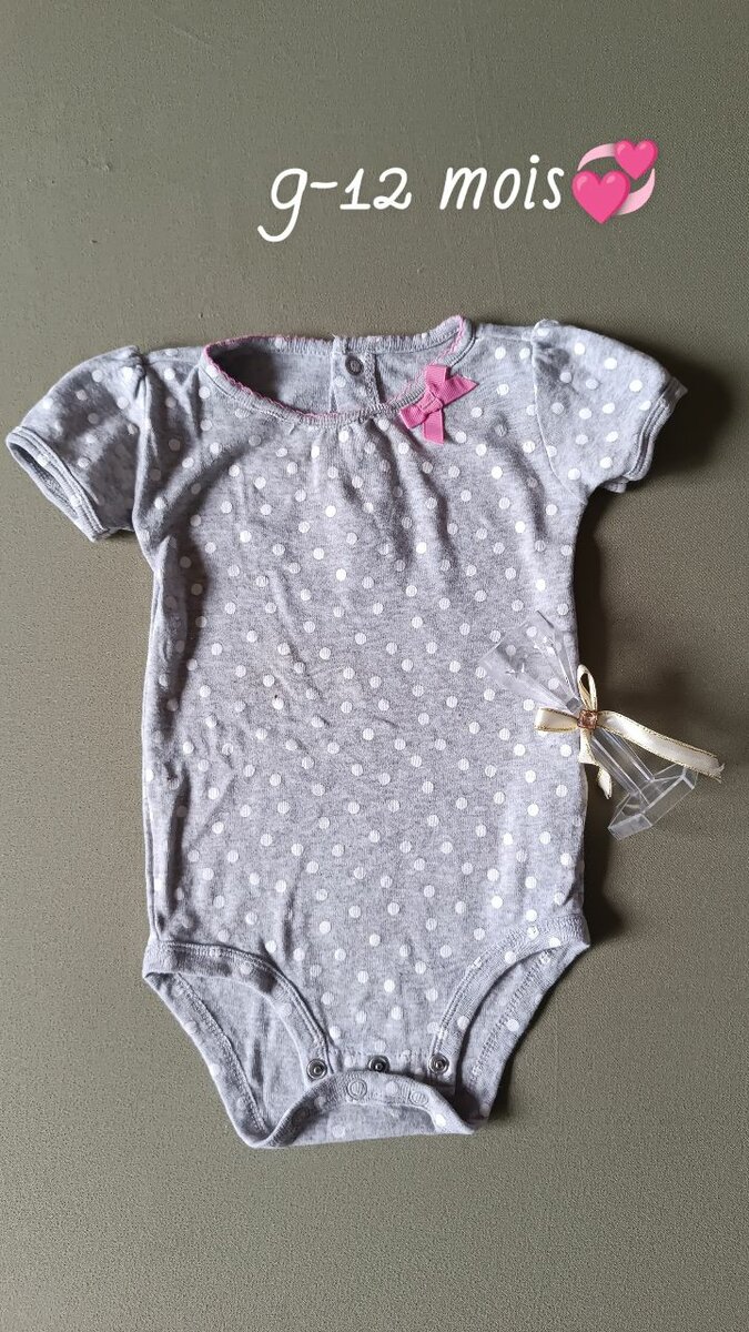 Body bébé fille 9-12 mois