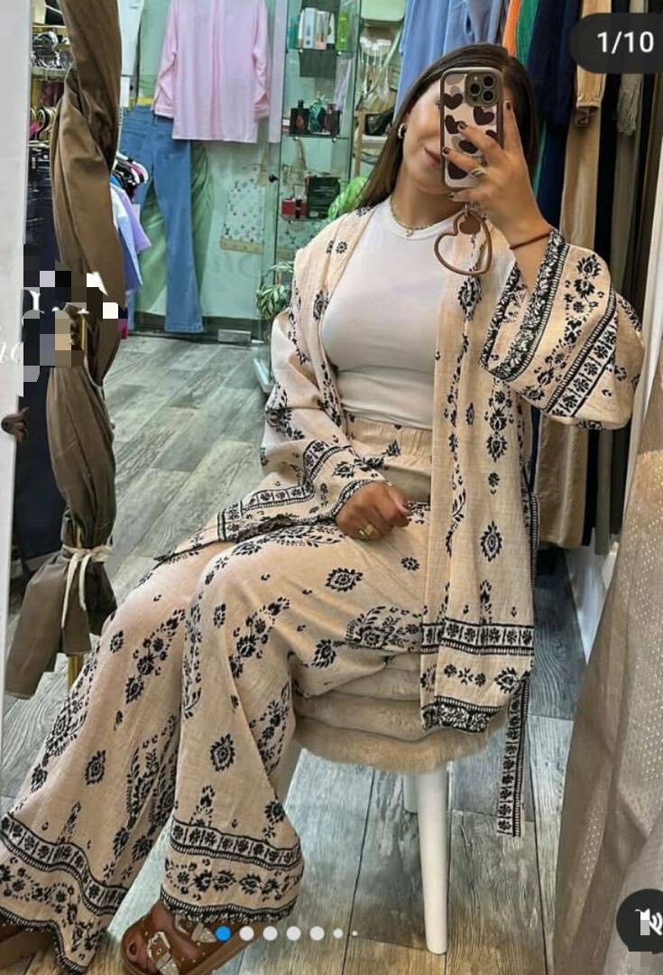 Kimono et Pantalon Bohème Chic